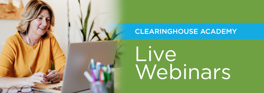 August Schedule of Live Webinars