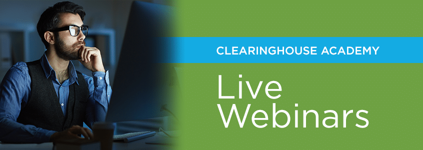 November Schedule of Live Webinars